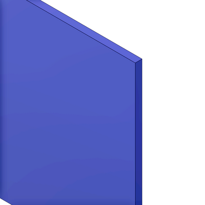 MODULAR SOLUTIONS PVC PANEL&lt;br&gt;1/4&quot; X 48&quot; X 96&quot;, DARK BLUE
